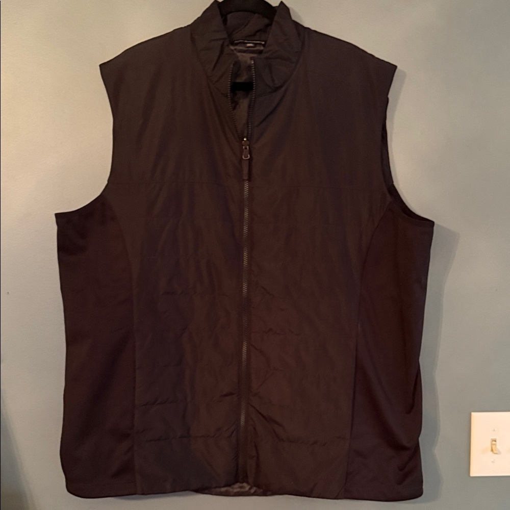 Port Authority Black Quilted Full-Zip Vest 0194